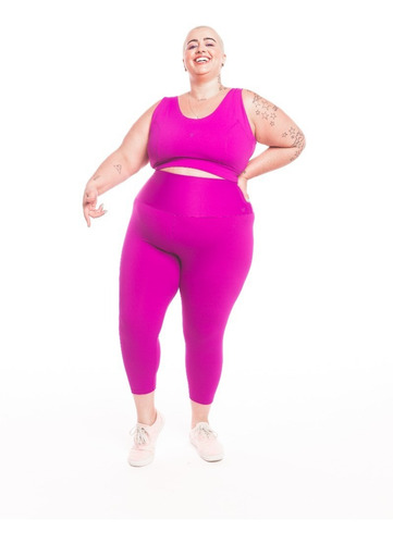 Imagem 4 de 4 de Corsário Plus Size Emana® Uva Wonder Size