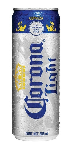 Cerveza Corona Light, 2x 12pack Lata 355ml C/u
