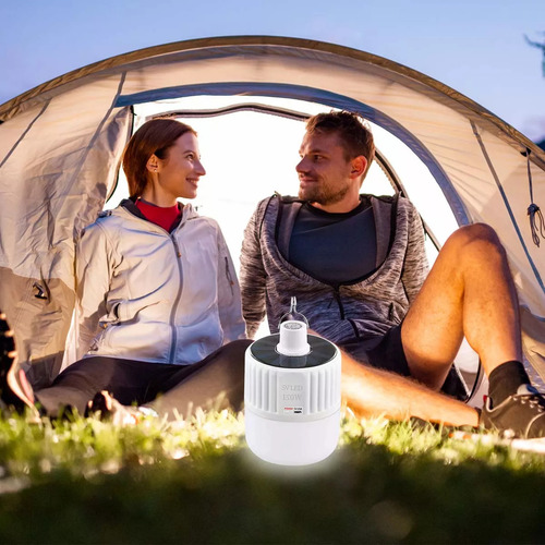 Foco Led Solar Emergencia 150w Portátil Recargable 2pcs
