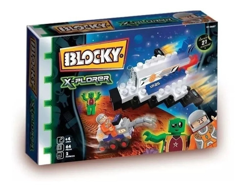 Blocky X-plorer Mision A Marte 64 Piezas Ladrillos P Armar