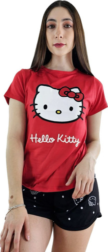 Pijama Hello Kitty Short Y Blusa Comoda Y Suave Kawaii