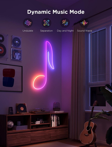 Tira Led Neón Smart Govee Neon Rope Light 2 Rgbic 3 Metros