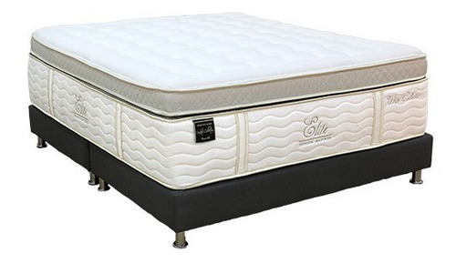 Imagen 1 de 2 de Colchón Premium Elite King Duplex + Base Cama