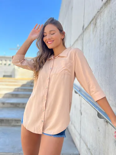 Camisa Beige Mujer MercadoLibre