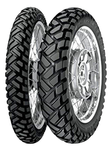 Par Pneu Enduro 3 Metzeler 90/90-21 + 120/90-17 Moto