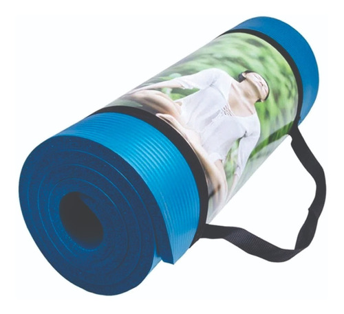 Colchoneta Mat Yoga Ejercicios Material Nbr 15mm 