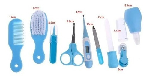 Set Cuidados Bebe 10 En 1 Manicure Peine Termometro Medicina