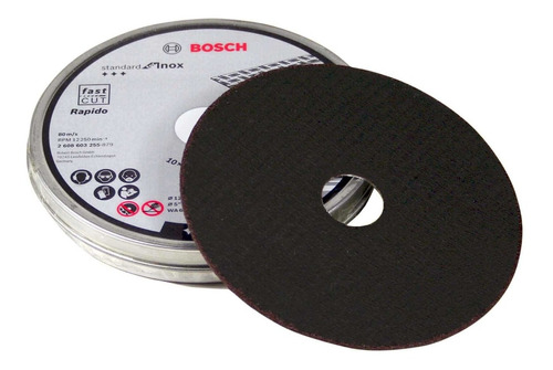 Discos De Corte Bosch Acero Inoxidable 125 Mm Caja Lata X 10