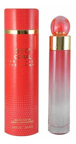 360 Coral Perry Ellis 100 Ml Edt Mujer, Original