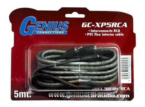 Cable Rca Genius 5 Metros Pvc Flex S.expert