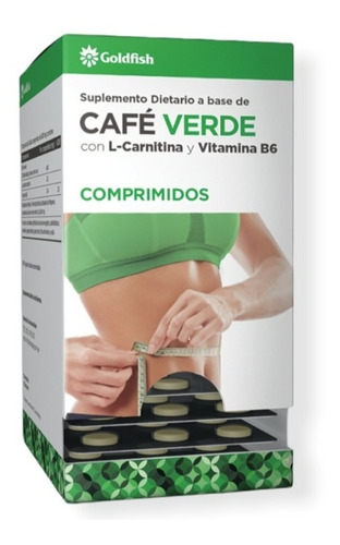 Blistera Cafe Verde - Goldfish X 100 Comprimidos