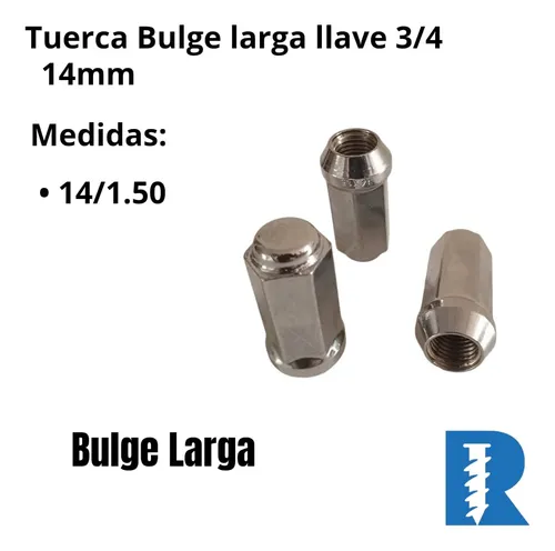 comprar Tuerca Bulge Larga Llave 3\u002F4 14 Mm