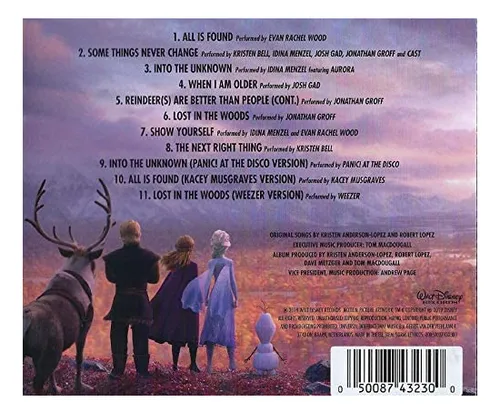 Cd: Frozen - Frozen Ii - Banda Sonora Original De 2 Cd