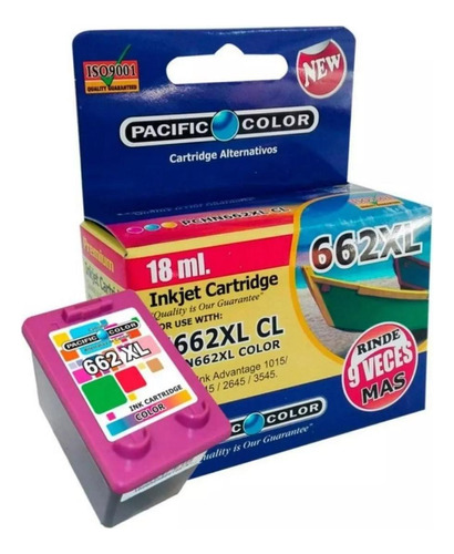 Tinta Alternativa Pacific Compatible Con Hp 662 X X L Color