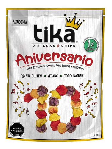 Chips Tika Patagonia Aniversario 100 G