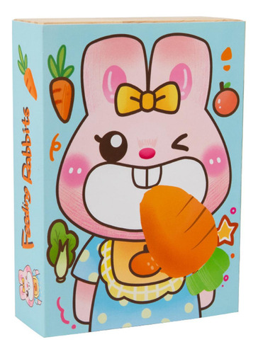 Juego De Alimentación De Juguete Intelectual De Madera Para