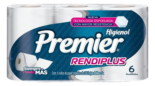 Papel Higienico Premier Rendiplus 6 Rollos