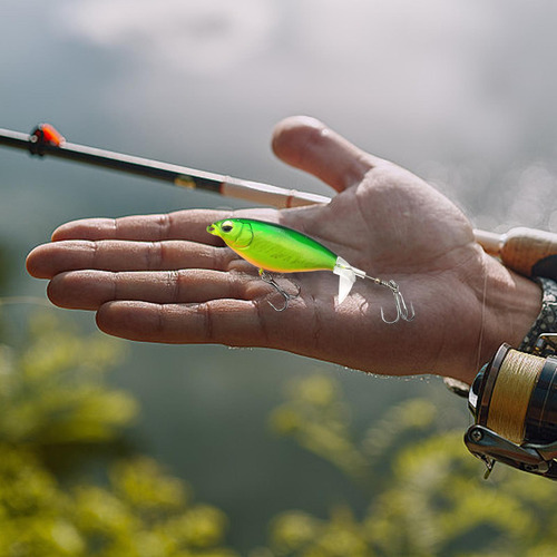 3 Señuelo De Pesca De Superficie, Señuelo Flotante Verde