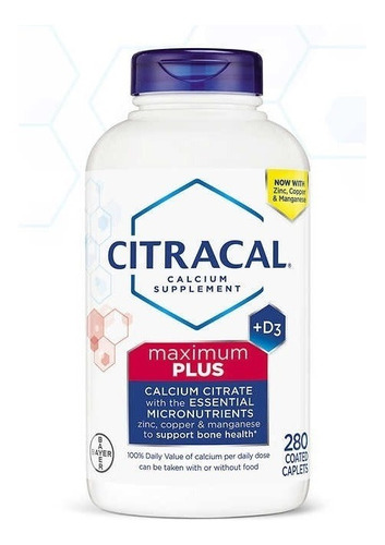 Calcio Citracal 630mg + D3 500iu Manganeso 1.15 Mg 280 Tabs