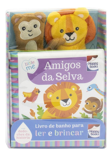 Little Me Melhores Amigos - Um Livro de Banho: Amigos da Selva, de Igloo Books Ltd. Happy Books Editora Ltda. em português, 2021