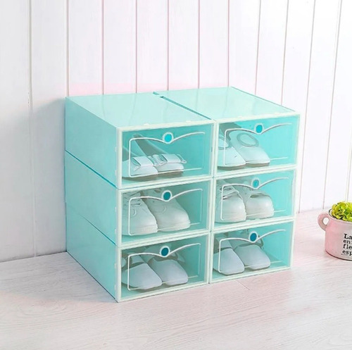 Imagen 4 de 7 de Cajones Organizador Zapatos Apilable 6 Unidades