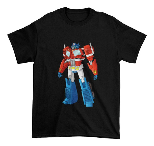 Polera Niño Niña Juvenil Transformers Robot Optimu Estampado