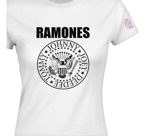 Camisetas Mujer Blusa Dama Logo Ramones Idk