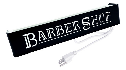 Barbershop Letrero Luminoso Led 45 Cm Meses Sin Intereses