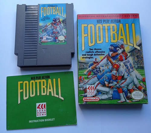 Play Action Football Con Manual Caja Nes Tose Nintendo