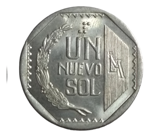 Moneda De Perú  1  Nuevo Sol De Oro Excelentes Envio $55