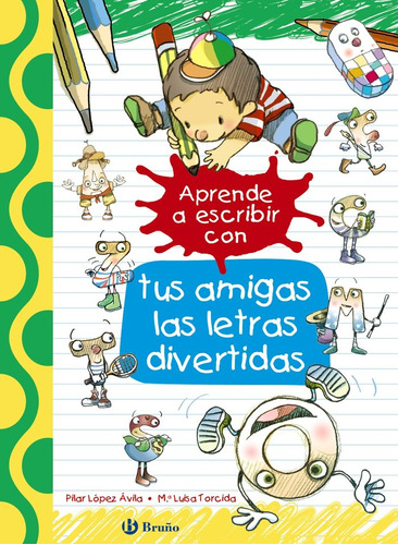 Libro Aprende A Escribir Con Tus Amigas Las Letras Divert...