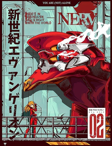 Poster De Evangelion La Serie Neon Genesis 02