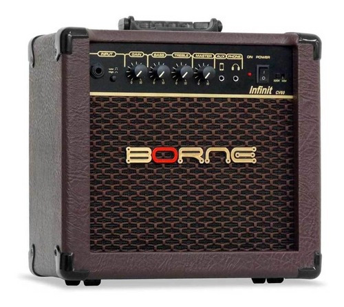 Amplificador De Violão Borne Iinit Cv60 15w - E Gtia