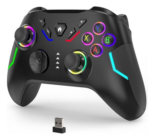 Controlador Juego Para Switch Rgb Somatosensorial Seis Ejes