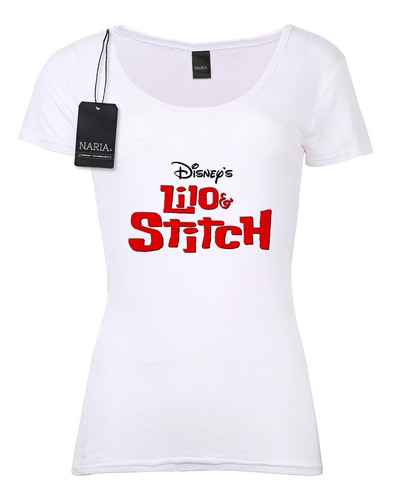 Remera Dama Lilo Y Stitch Diseño Art Logo - Psls7