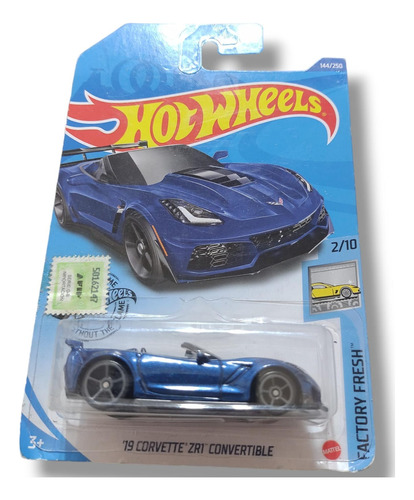 '19 Corvette Zr1 Convertible Factory Fresh Mattel Hotwheels 