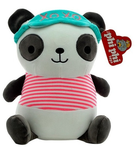 Peluche Panda Con Antifaz Xoxo (12970)