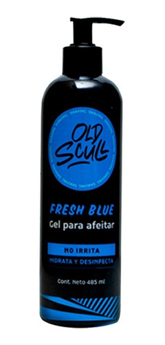 Old Scull Shaving Gel Fresh Blue 485 Ml