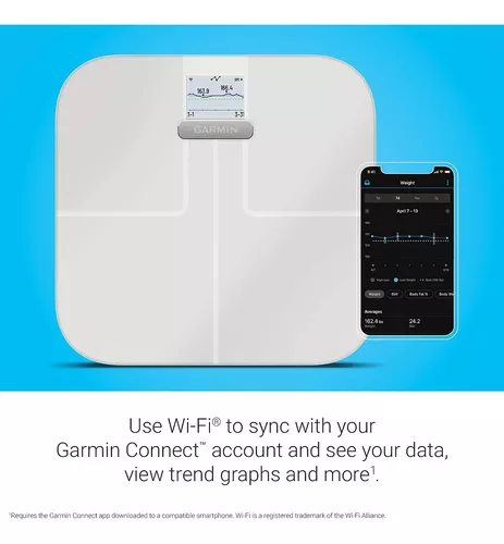 Báscula Inteligente Garmin Index S2 Con Conexión Inalámbrica