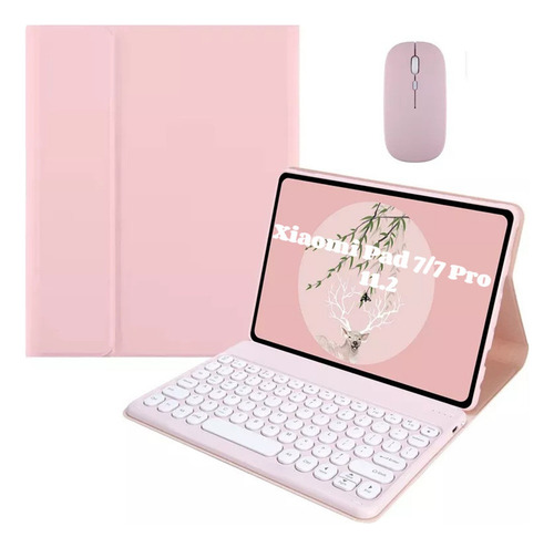 Capa De Teclado E Mouse Para Xiaomi Pad 7/7 Pro 11.2 2024 Ñ