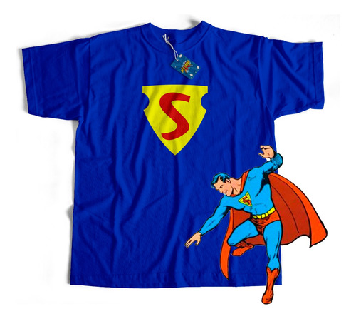 Remera Superman 1934 Dc Comics 100% Algodon