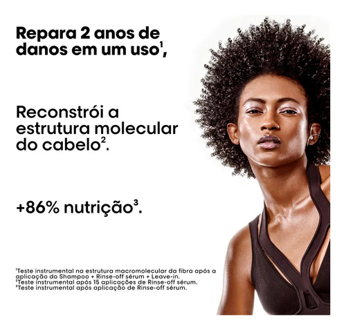Shampoo Loreal Absolut Repair Molecular 300ml Reconstrução !