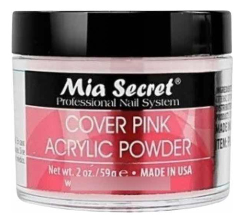 Mia Secret Cover Pink Acrílico Para Uñas 59 Gr