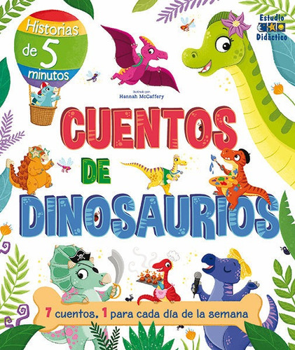 Libro Cuentos De Dinosaurios Un Cuento Para Cada Dia - Aa...