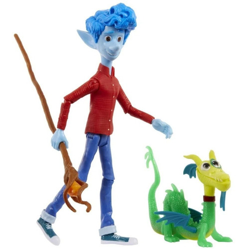 Figuras De Ação Dois Irmãos Onward Ian Lightfoot Mattel 25cm