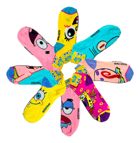 Tines De Bob Esponja & Amigos Calidad Moda 10 Pares