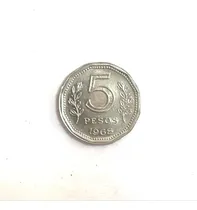 Comprar Monedas Argentinas: 5 Pesos 1968 Sin Circular