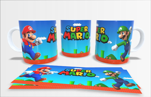 Canecas De Louça Mario