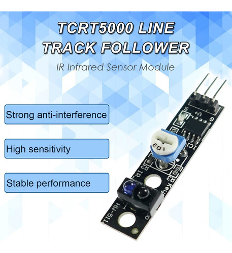 Módulos De Sensor De Seguimiento Ky-033 Seguidor De Línea Tc