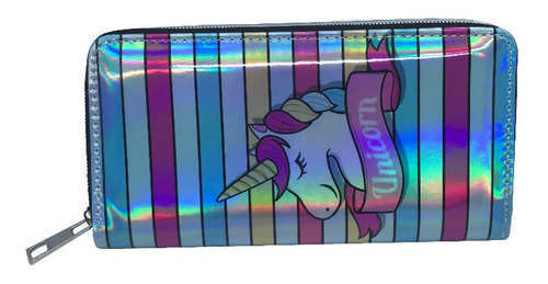 Billetera Metalizada Unicornio O Atrapa Sueños Ec 2981-2-90